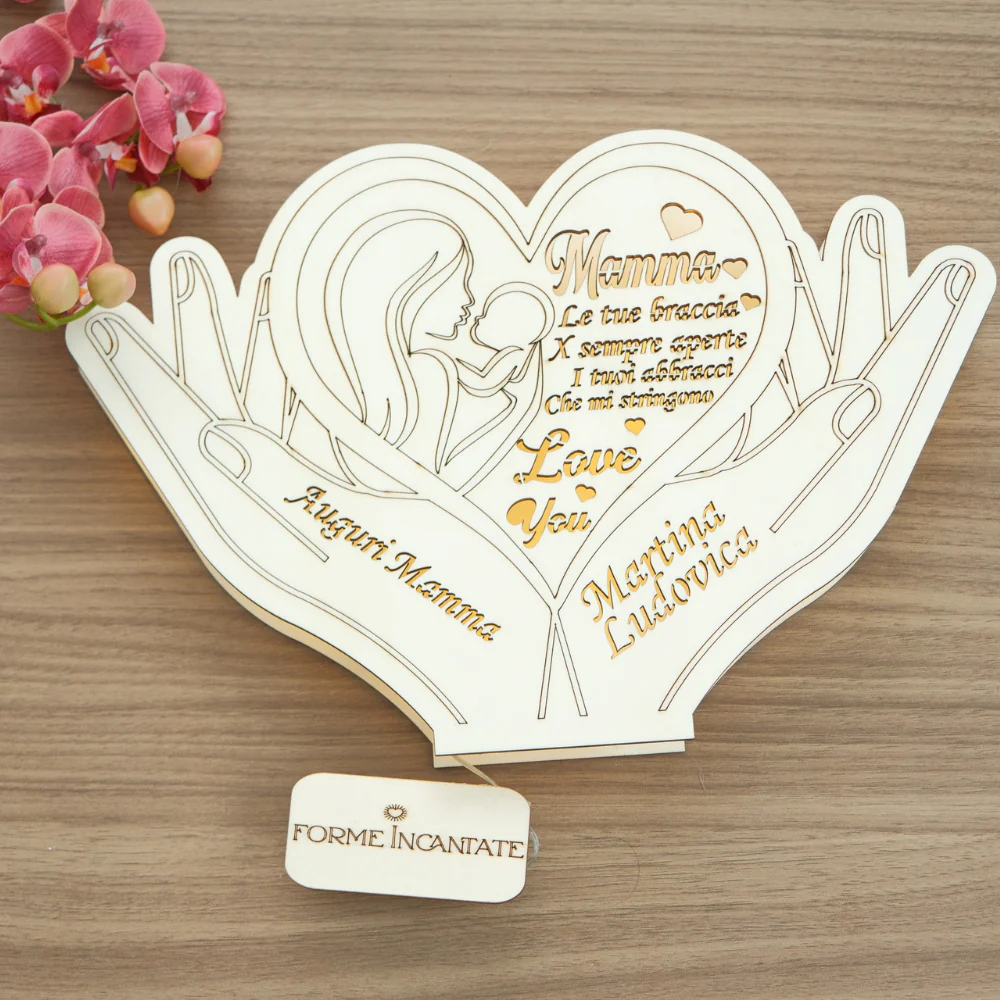 Lampada "Cuore di Mamma"