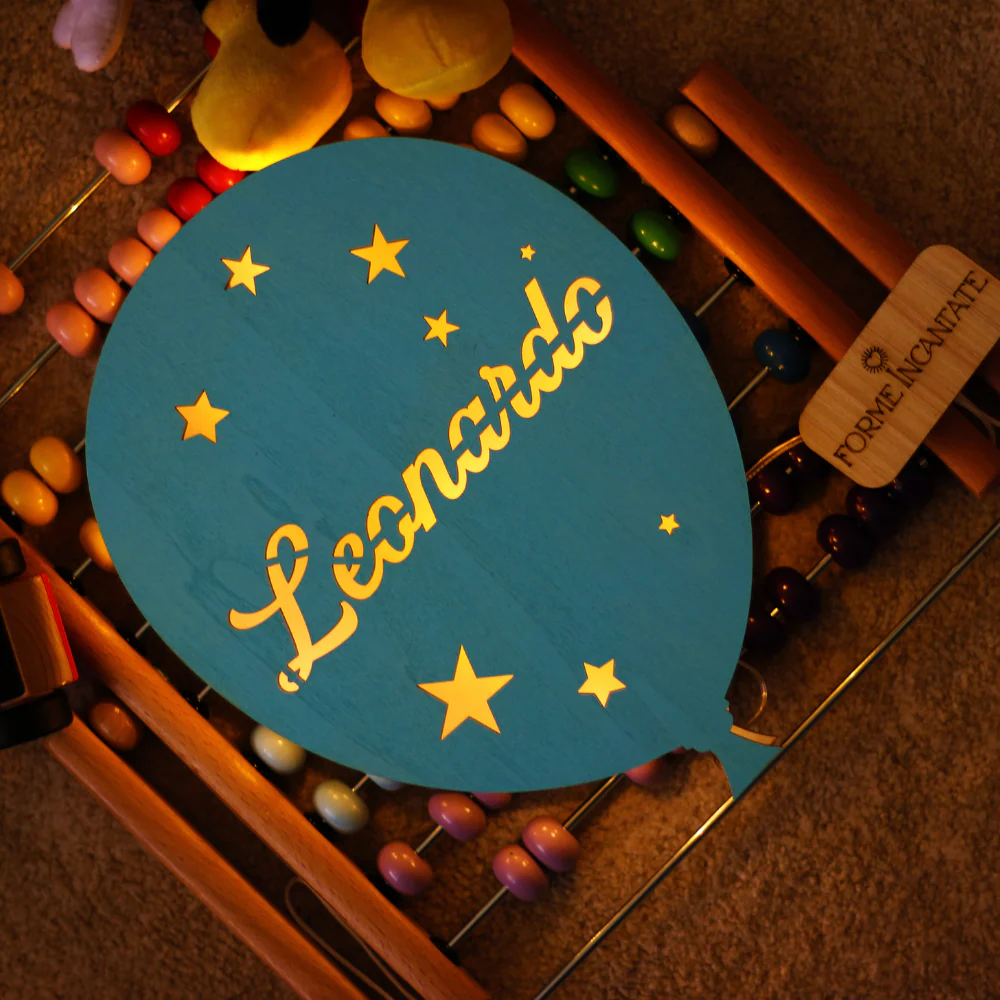 Lampada Palloncino a Parete con Nome Personalizzato - Image 4