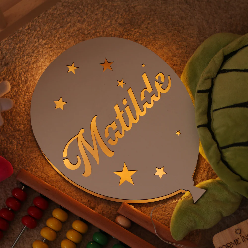 Lampada Palloncino a Parete con Nome Personalizzato - Image 8