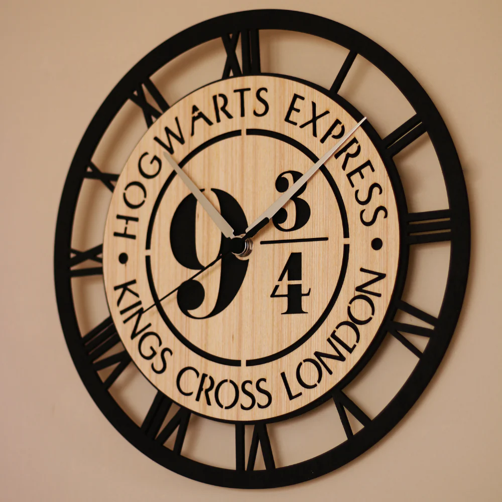 Orologio Da Parete Harry Potter In Legno - Image 3